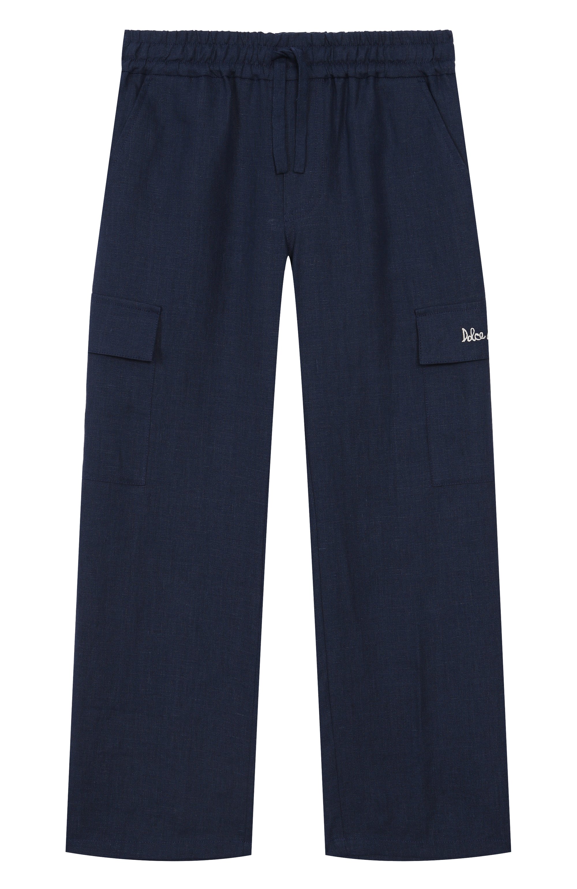 Льняные брюки-карго DOLCE & GABBANA, арт. L44P76/FU4GI/2-6, фото 1