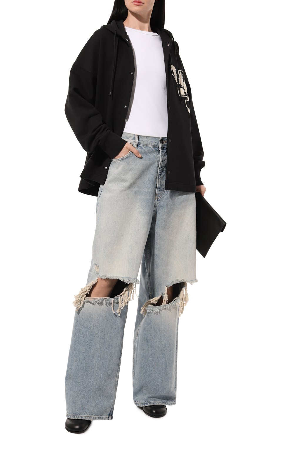 Хлопковая толстовка Y-3, арт. IQ2135, фото 2