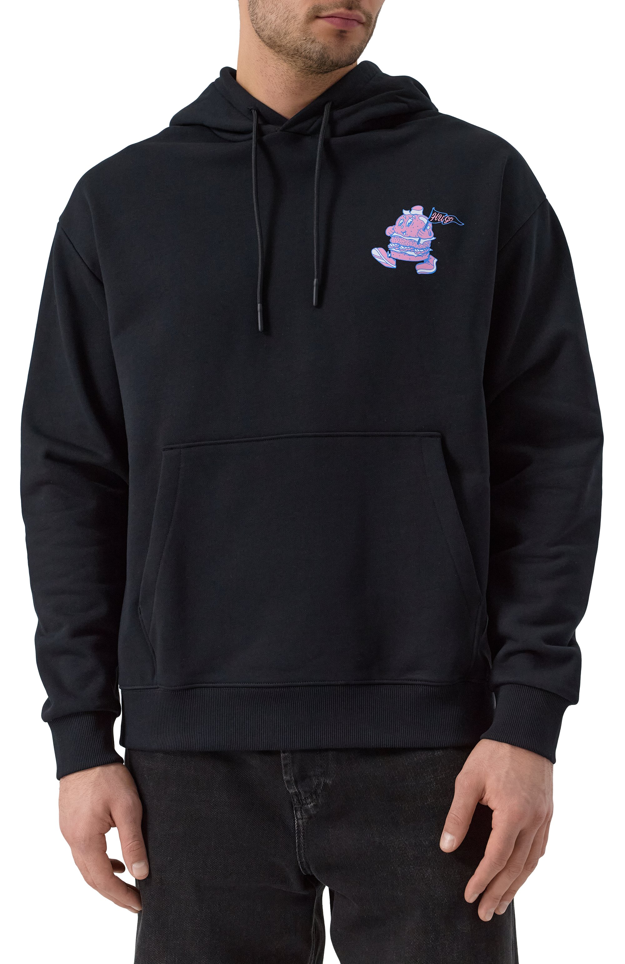 Хлопковое худи HUGO BLUE, арт. 50532264, фото 3