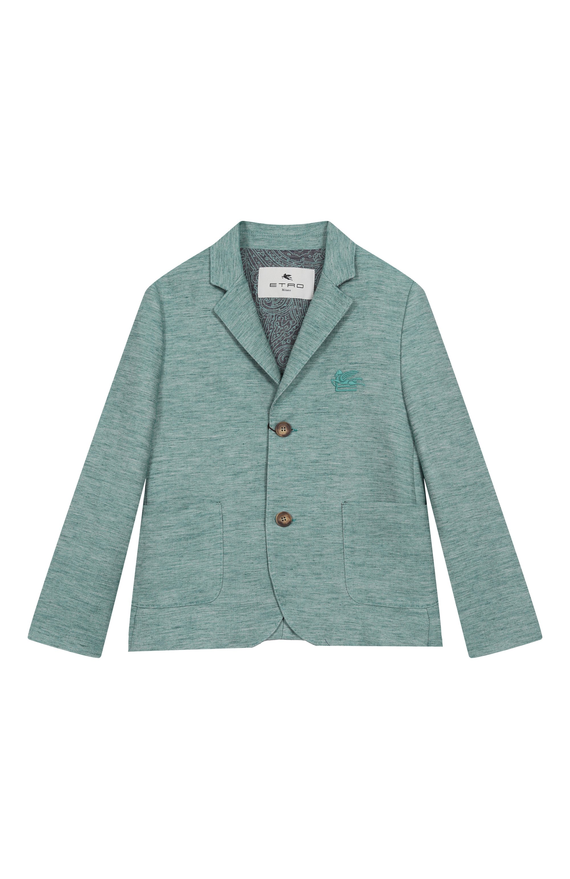 Пиджак изо льна и хлопка ETRO, арт. GW2P64, фото 1