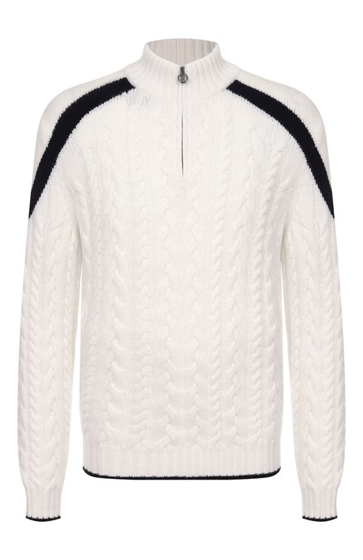 Кашемировый свитер Stefano Ricci K404005L01/F25465 Белый K404005L01/F25465