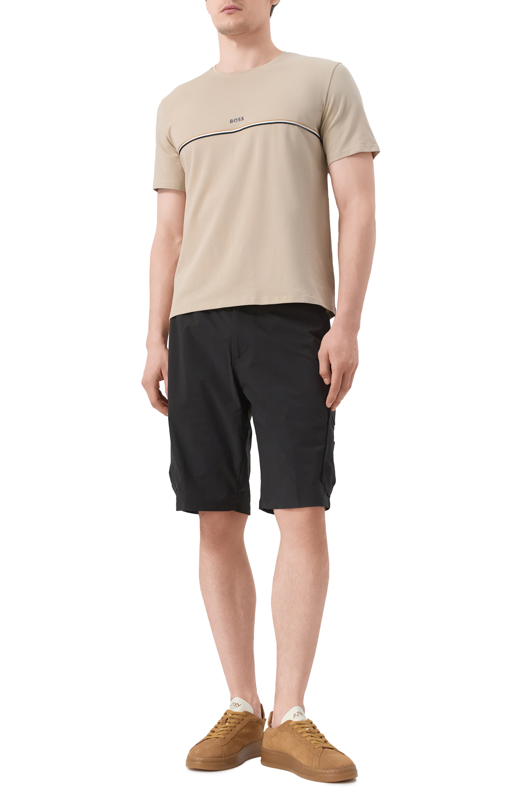 Хлопковая футболка BOSS, арт. 50515395, фото 2