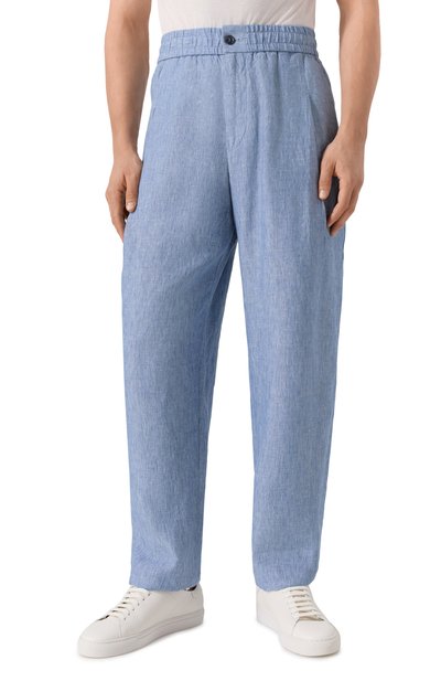 Льняные брюки GIORGIO ARMANI, арт. GM001744/AF17957, фото 3