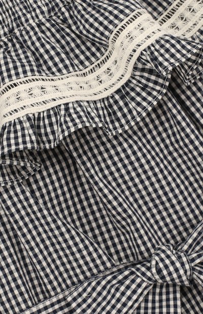 Хлопковый сарафан с поясом и открытыми плечами LES COYOTES DE PARIS, арт. 330115, фото 3