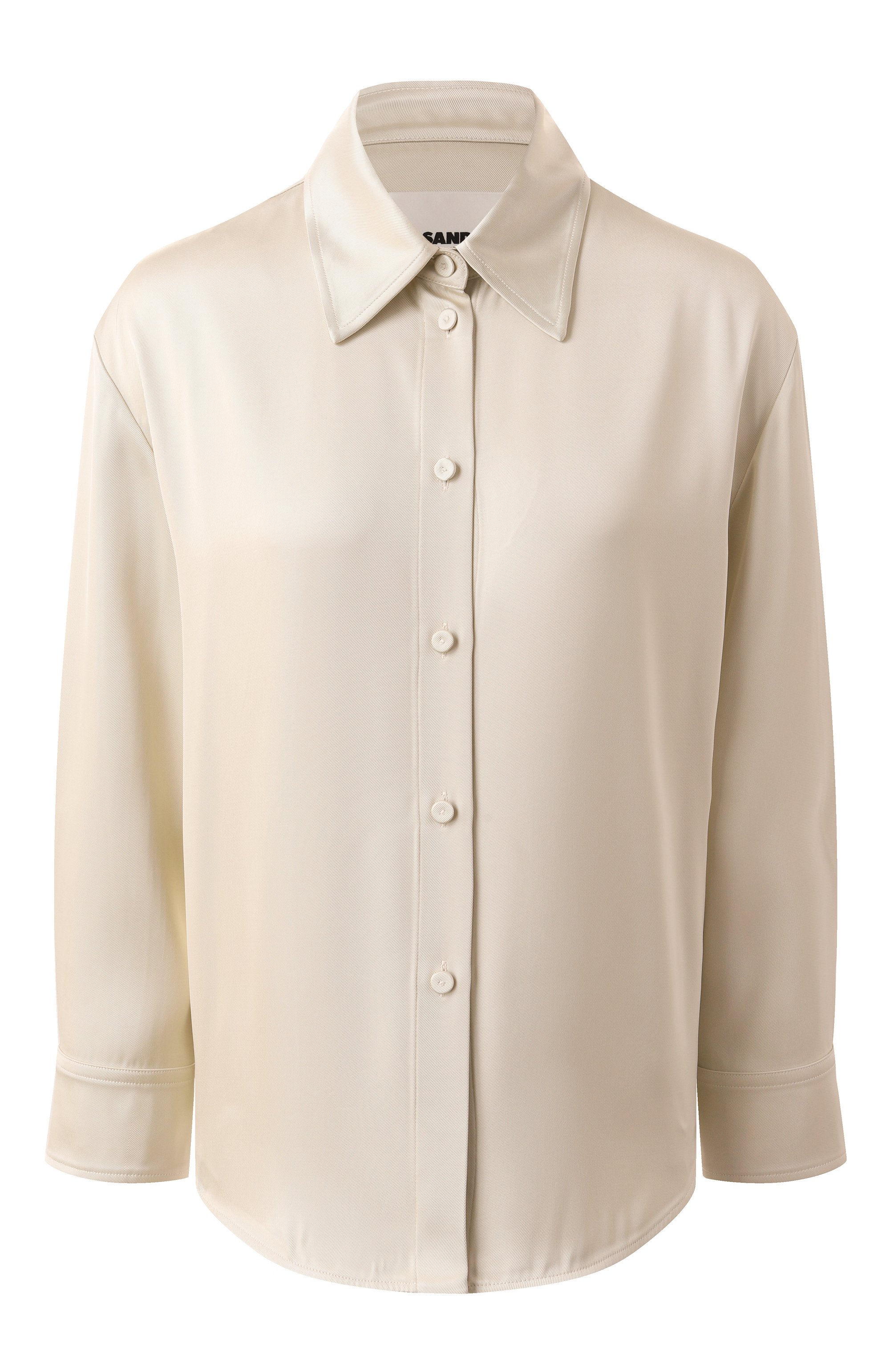 Рубашка из вискозы и шелка JIL SANDER, арт. J01DL0156/J65112, фото 1