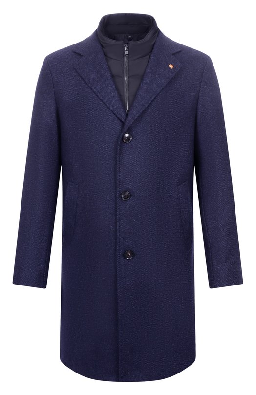 Шерстяное пальто Sartoria Latorre CTS056/UI0782 Синий CTS056/UI0782