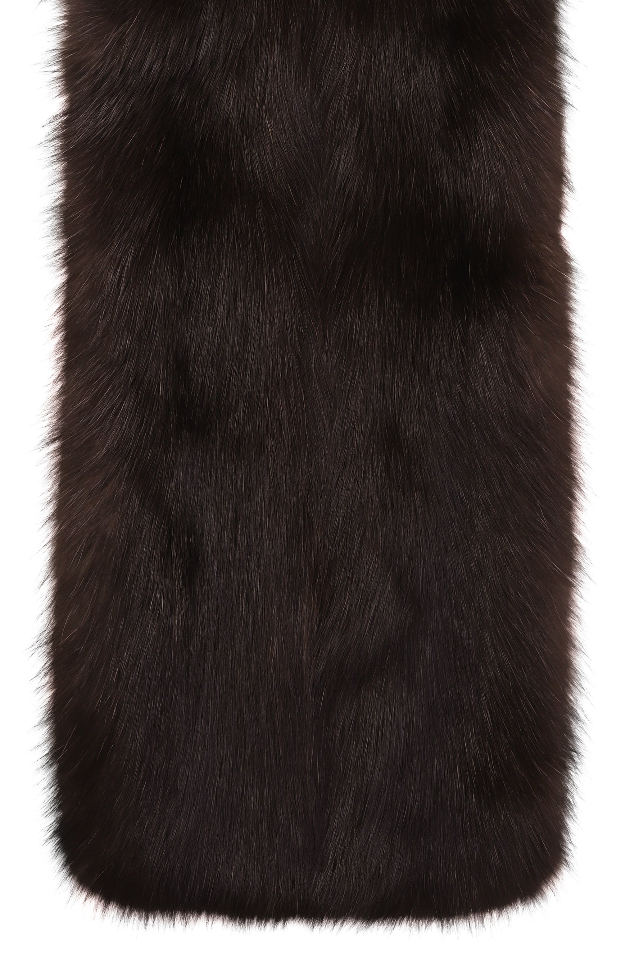 Меховой шарф из соболя VICTORIA KUSENKOVA коричневого цвета по цене 1144000 руб., арт. 503500003030, фото 4 Меховой шарф из соболя VICTORIA KUSENKOVA, арт. 503500003030, фото 4