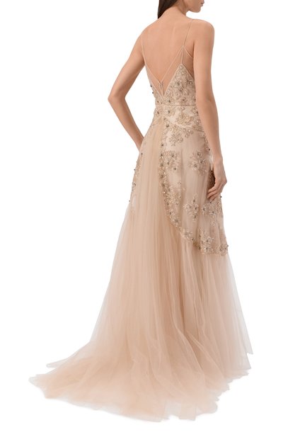 Платье с отделкой пайетками и стразами VALENTINO, арт. 8B3VDMK0/1ED, фото 3