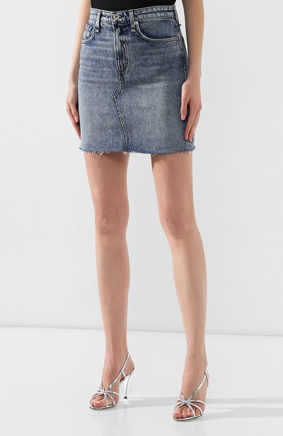 Джинсовая юбка RAG AND BONE, арт. W1B16I449AVE, фото 3