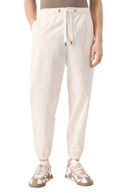 Хлопковые джоггеры DOLCE & GABBANA, арт. GP0D4T/FUFJR, фото 3
