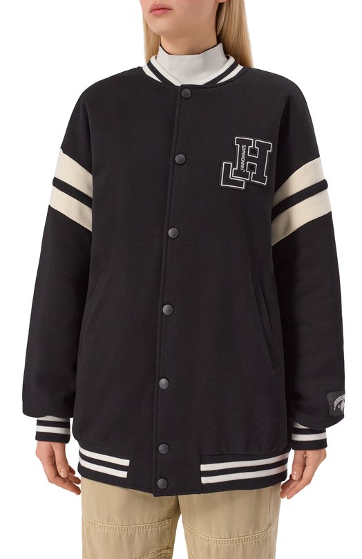 Хлопковый бомбер HINNOMINATE HMABW02071 Чёрный  HMABW02071 Фото 3