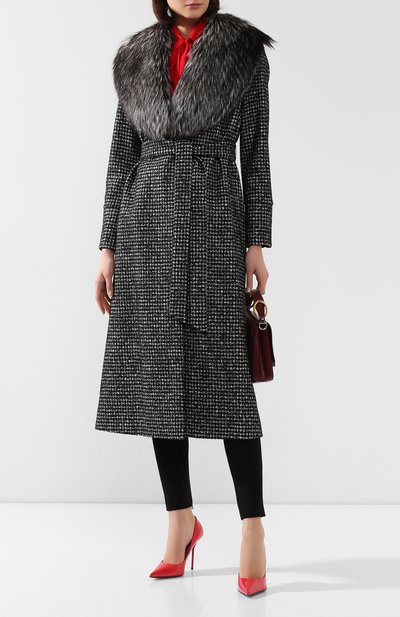 Пальто с меховым воротником DOLCE & GABBANA, арт. F0X16T/FMMEZ, фото 2