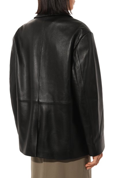 Кожаный жакет MAINLESS, арт. LJ22-01-01-BL, фото 4