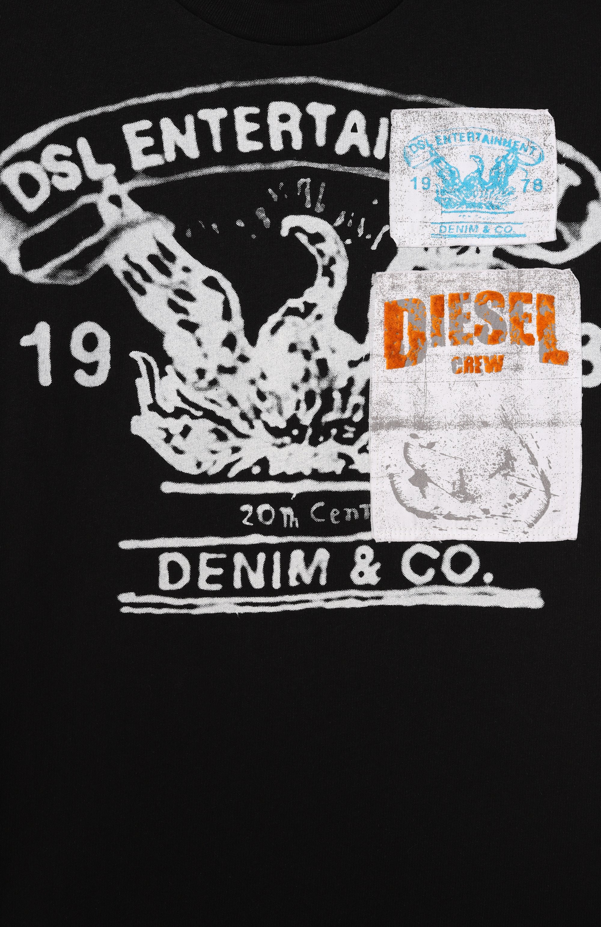 Хлопковая футболка DIESEL, арт. J02583/KYAYS, фото 3