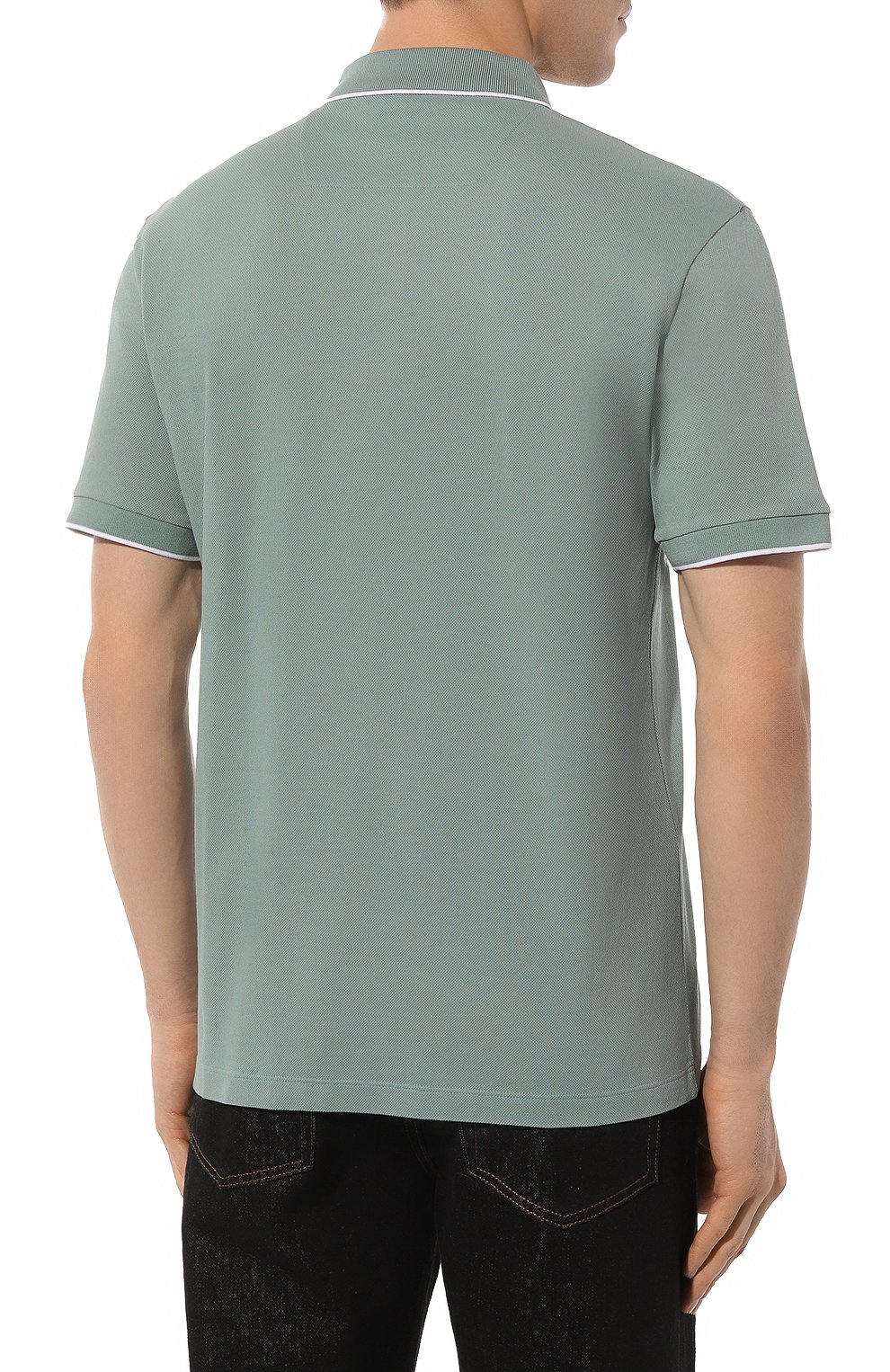 Хлопковое поло GIORGIO ARMANI, арт. 3KSF75/SJMZZ, фото 4