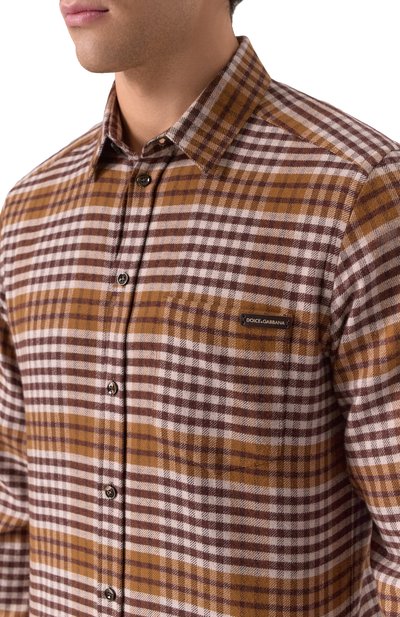 Хлопковая рубашка DOLCE & GABBANA, арт. G5JZ9T/GJ291, фото 5