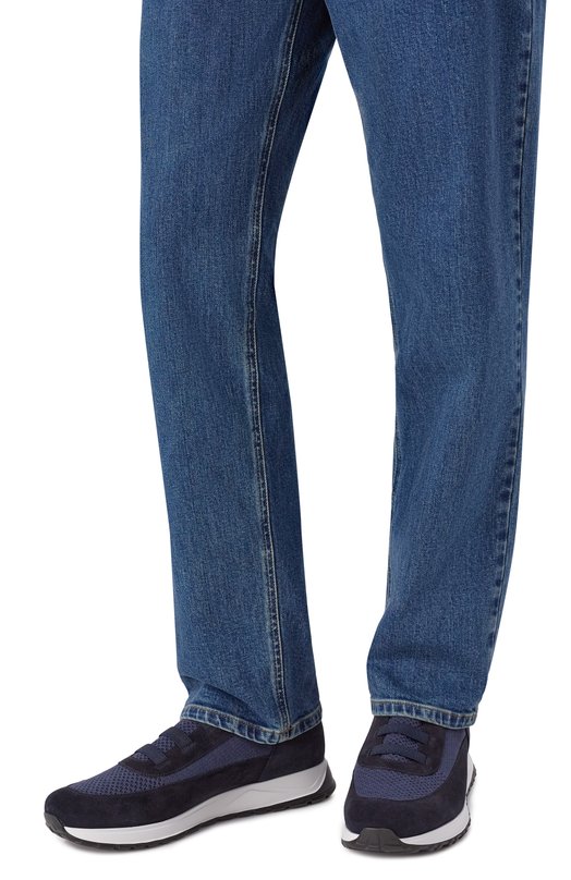 Комбинированные кроссовки Doucal's DU3318SYDNPZ846N Синий  DU3318SYDNPZ846N Фото 3