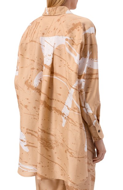 Шелковая рубашка KITON, арт. D61438K0999G05, фото 4