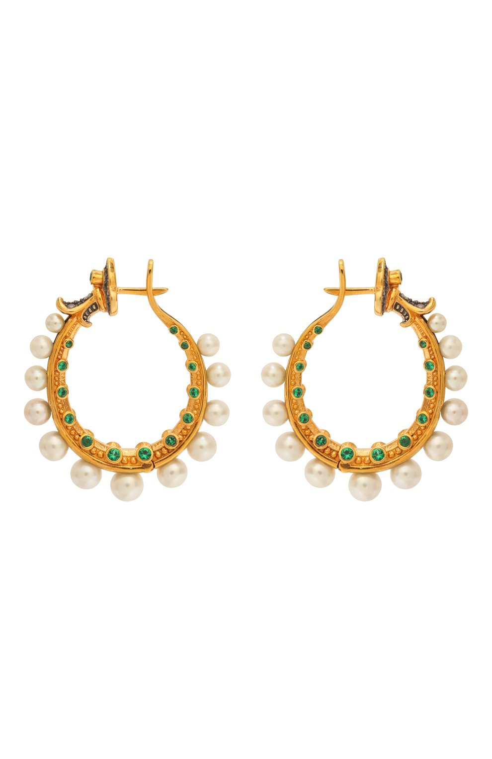 Серьги seascape QUEENSBEE золотого цвета по цене 145330 руб., арт. 202310, фото 1 Серьги seascape QUEENSBEE, арт. 202310, фото 1