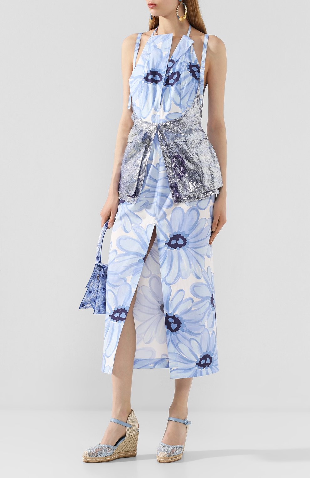 Текстильные босоножки LE SILLA, арт. 0405N060M3PPLAC, фото 2