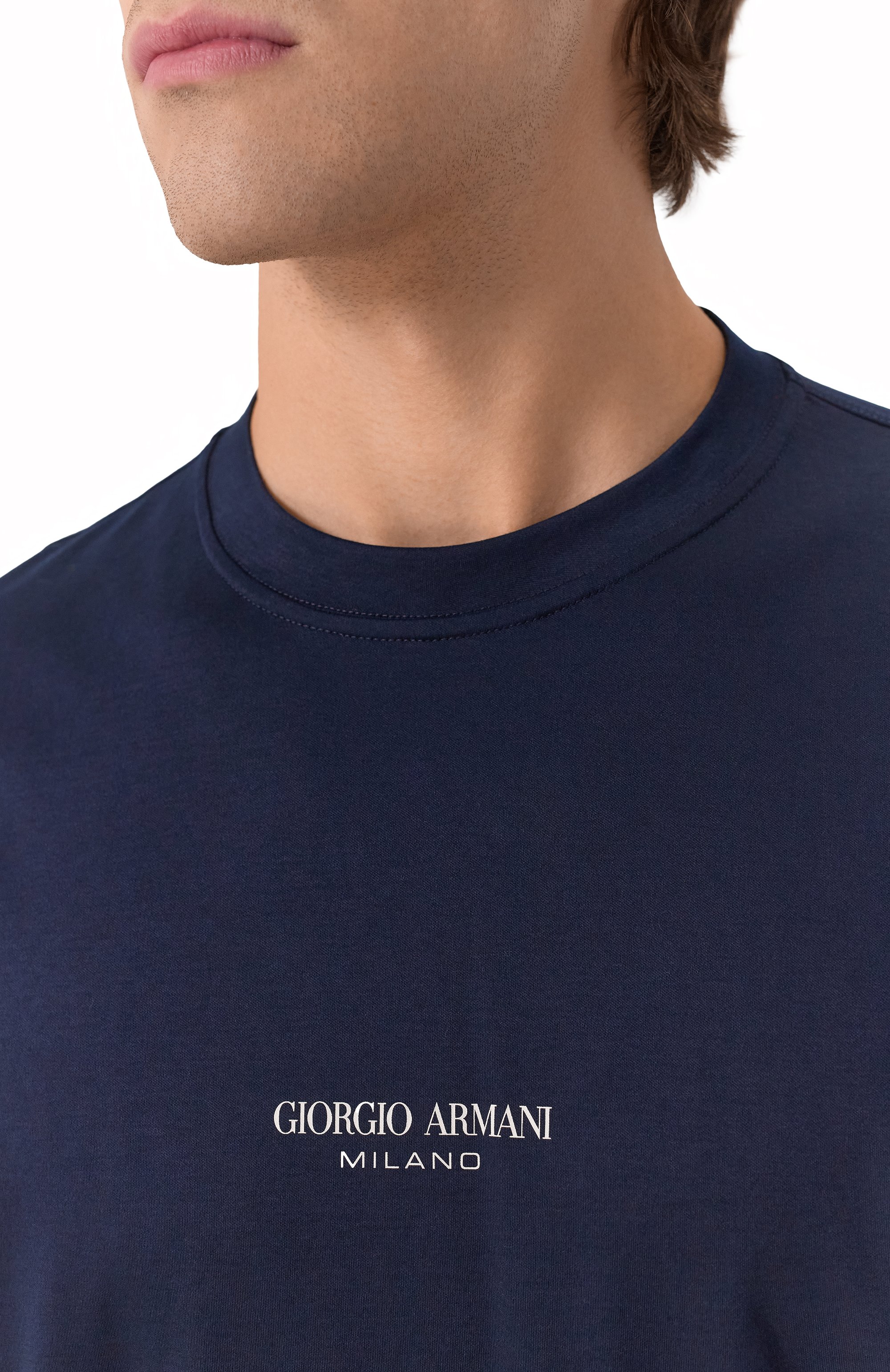 Хлопковая футболка GIORGIO ARMANI, арт. GM001085/TE10629, фото 5