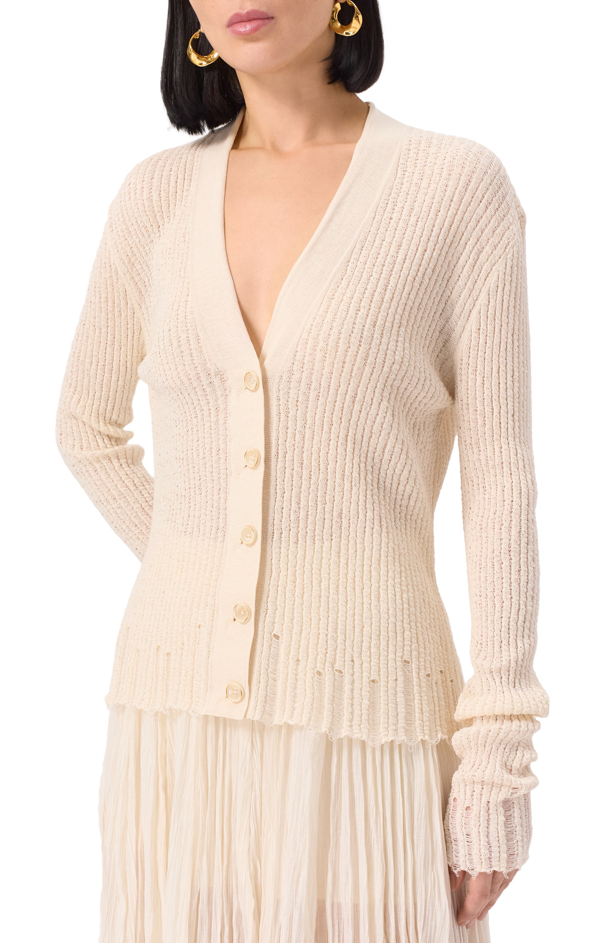 Кардиган из хлопка и шелка UMA WANG, арт. P9 M UK7166, фото 3