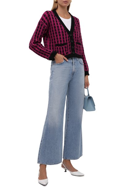 Кардиган REDVALENTINO фуксия цвета по цене 55150 руб., арт. WR0KA02Z/66P, фото 2 Кардиган REDVALENTINO, арт. WR0KA02Z/66P, фото 2