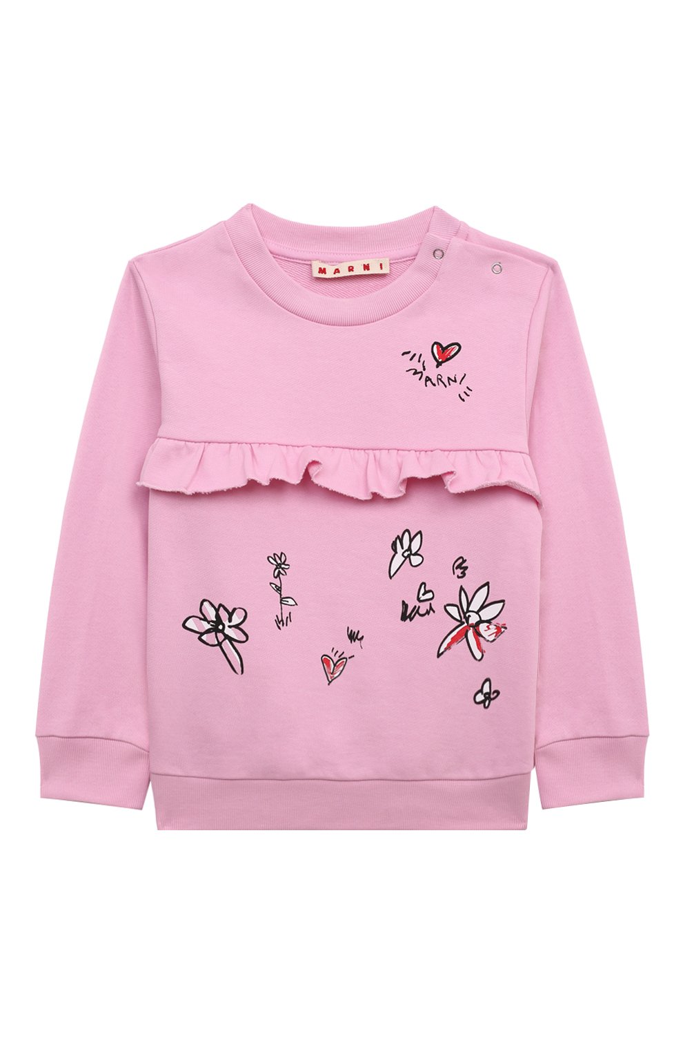 Хлопковый свитшот MARNI, арт. M01232/M00RE, фото 1