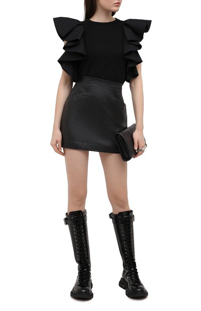 Хлопковый топ ALEXANDER MCQUEEN, арт. 646792/QLAAA, фото 2