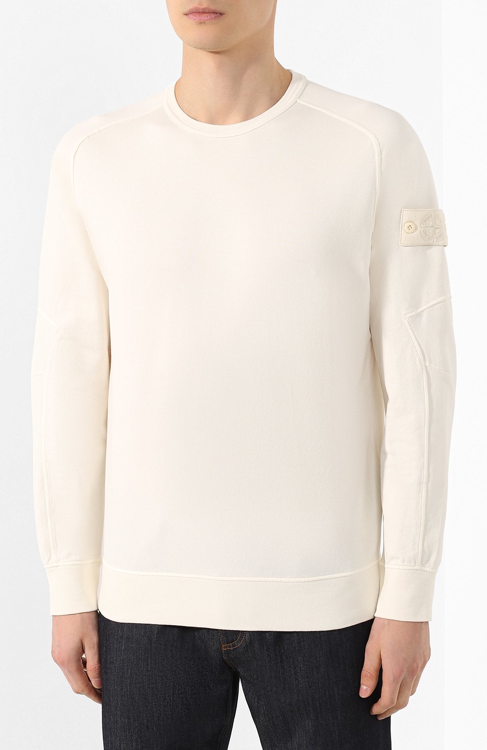 Хлопковый свитшот STONE ISLAND, арт. 7215637F3, фото 3