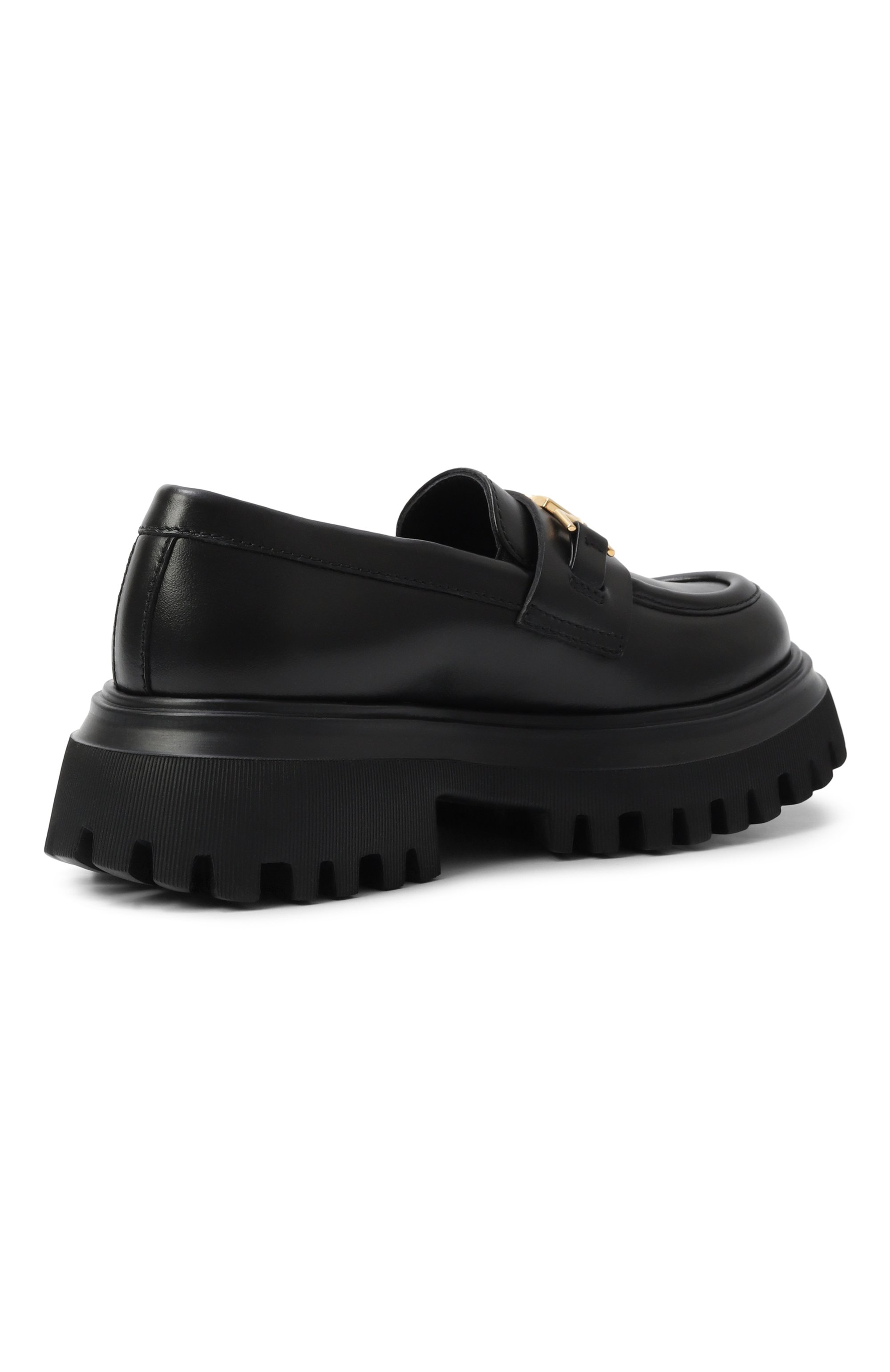 Кожаные лоферы DOLCE & GABBANA, арт. D11351/A1065/27-36, фото 3