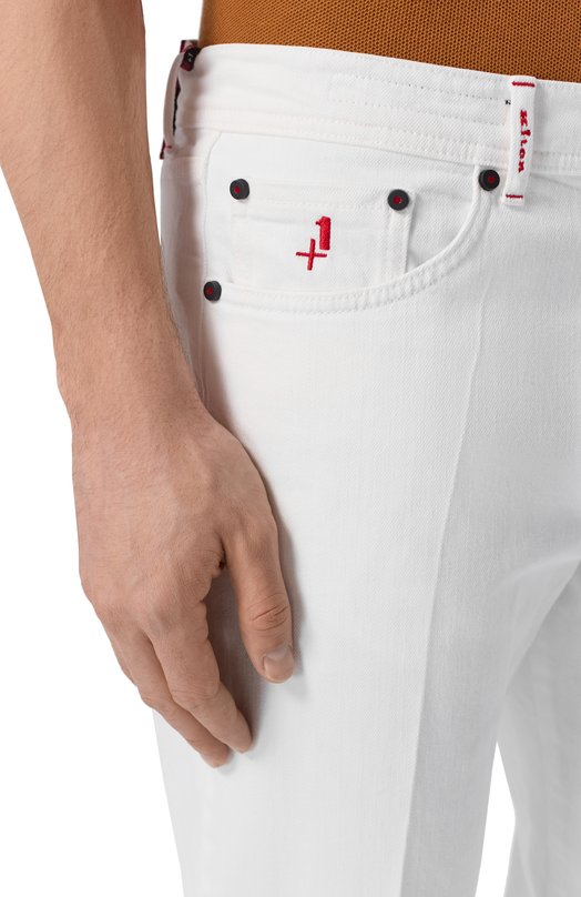 Джинсы Kiton UPNJS1K0618H Белый  UPNJS1K0618H Фото 5