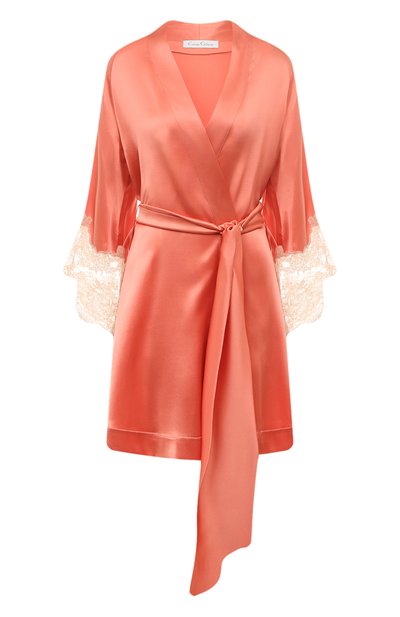 Шелковый халат CARINE GILSON, арт. AG0984VS, фото 1
