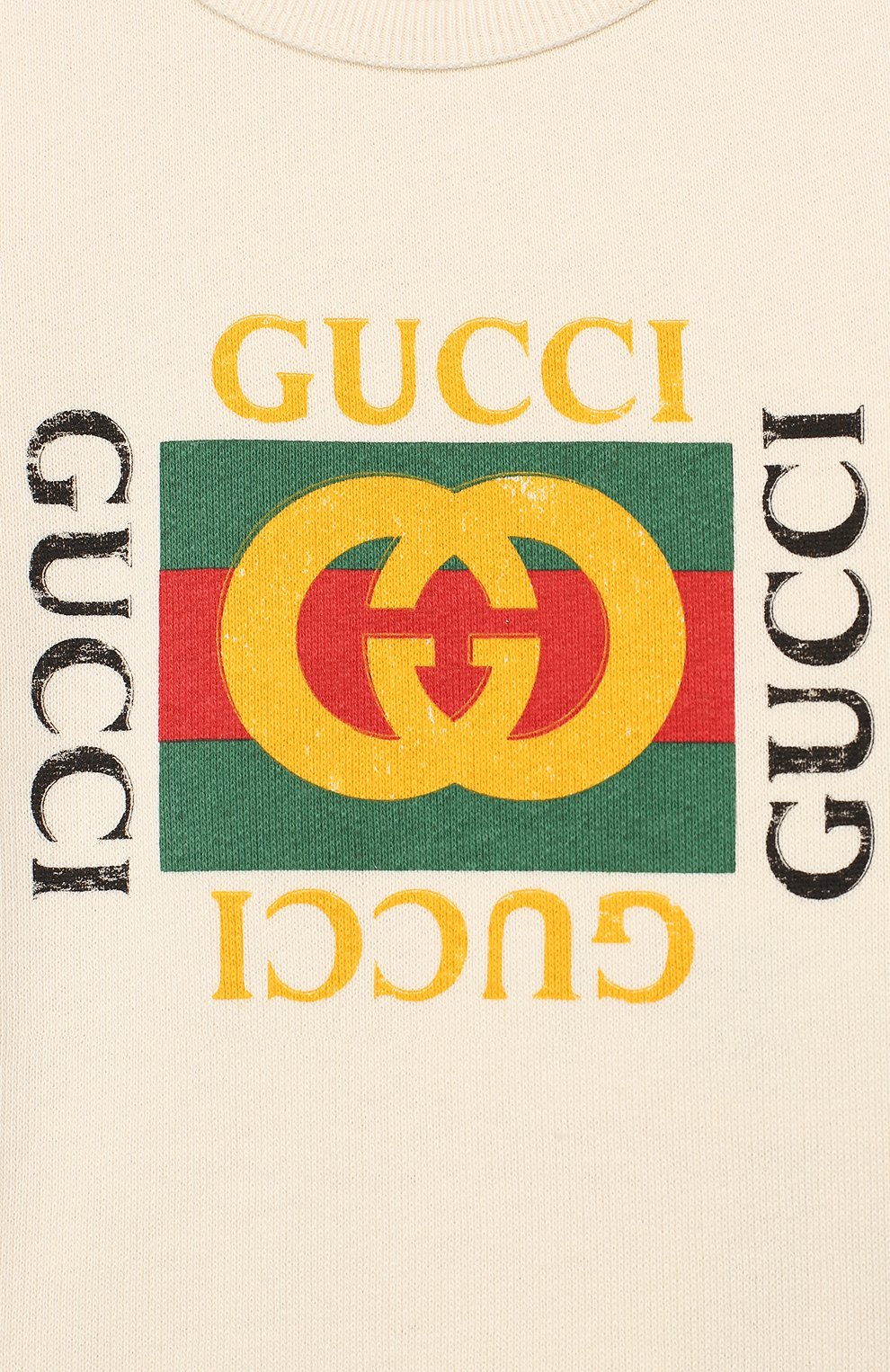 Хлопковый свитшот GUCCI, арт. 497819/X9P52, фото 3