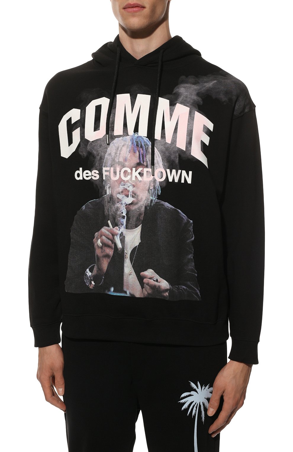 Хлопковое худи COMME DES FUCKDOWN, арт. CDFU1629SFC, фото 3
