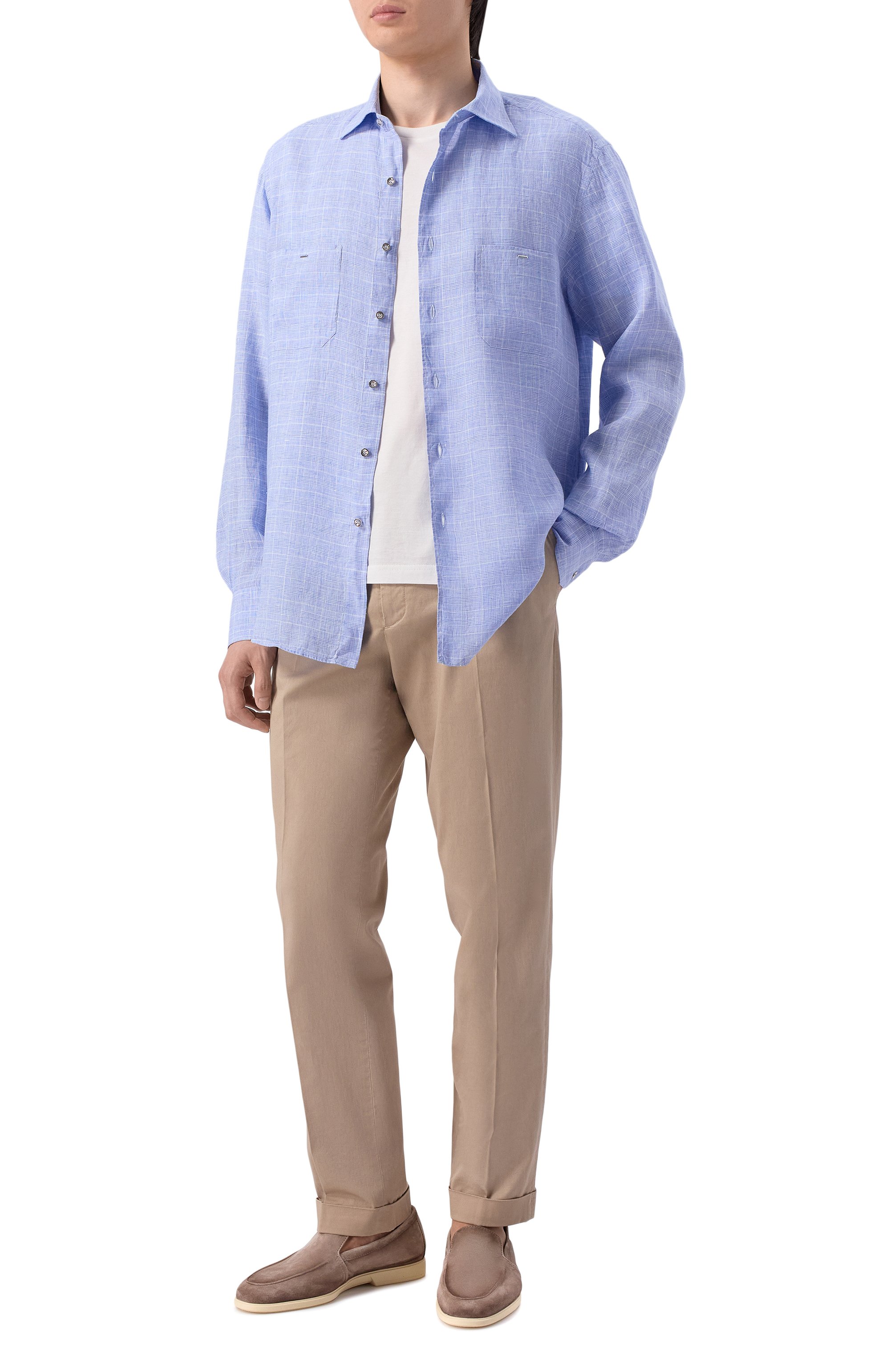 Льняная рубашка STEFANO RICCI, арт. MC007948/BX3124, фото 2