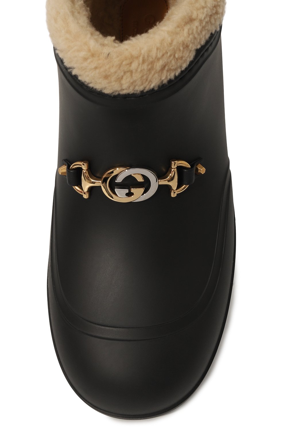 Резиновые сапоги GUCCI черного цвета по цене 79700 руб., арт. 626692 JCC00, фото 6 Резиновые сапоги GUCCI, арт. 626692 JCC00, фото 6