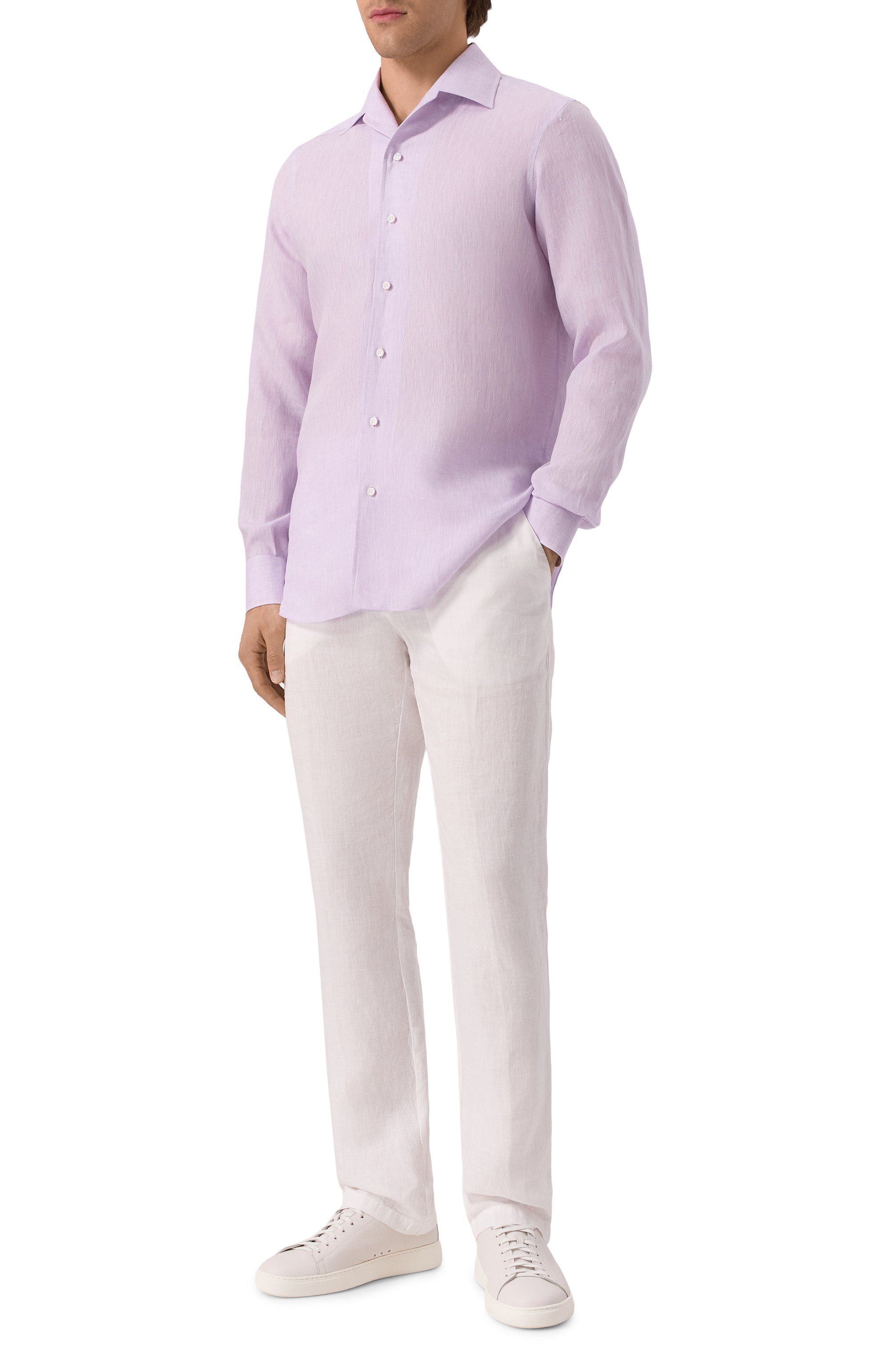 Льняная рубашка MVST, арт. M0RBIDA/R0BERT0/R0UND/F3411308-LINEN, фото 2