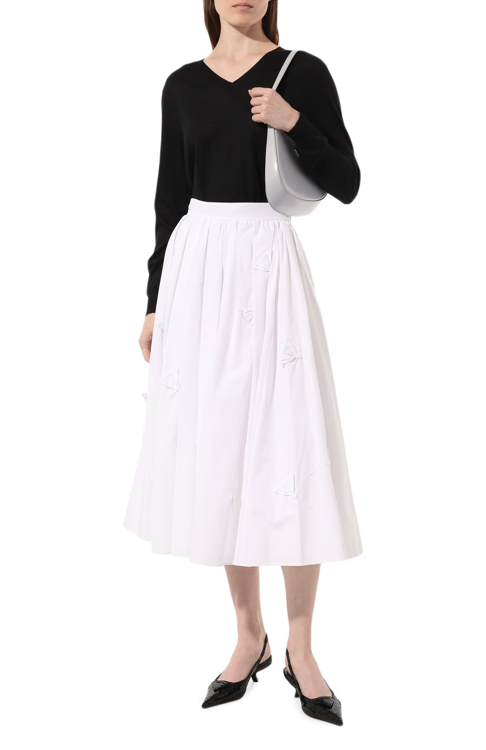 Кашемировый пуловер PRADA, арт. P24I1I-1N2W-F0002-212, фото 2