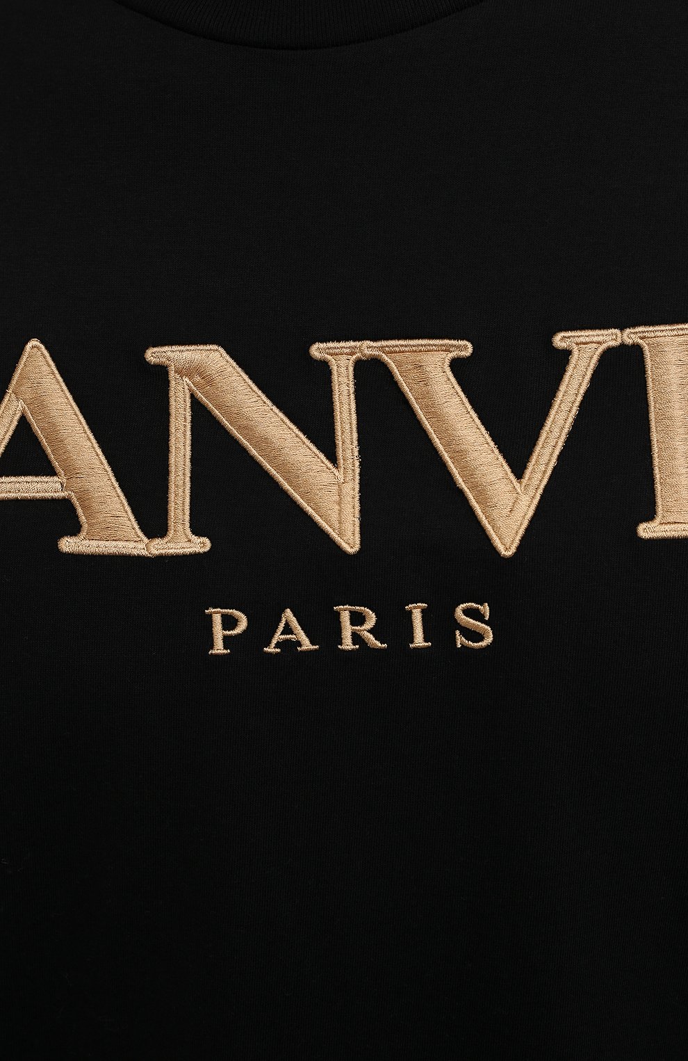 Хлопковый лонгслив LANVIN черного цвета по цене 27150 руб., арт. RM-JE0013-JR54-P21, фото 5 Хлопковый лонгслив LANVIN, арт. RM-JE0013-JR54-P21, фото 5