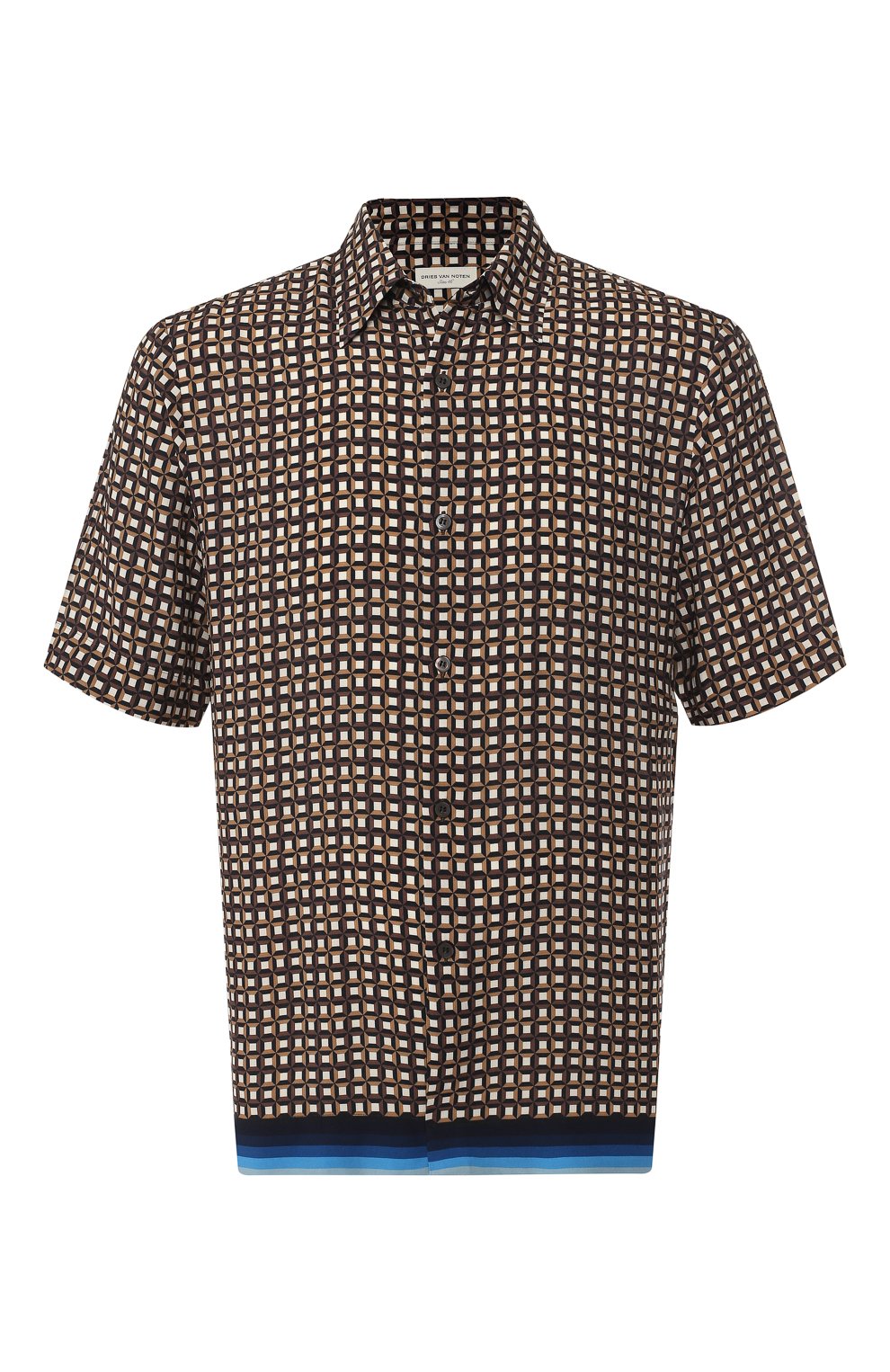 Рубашка из вискозы DRIES VAN NOTEN, арт. 191-20728-7006, фото 1