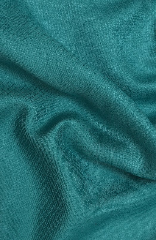 Платок из шерсти и шелка Elie Saab SE7018J5375 Голубой  SE7018J5375 Фото 4