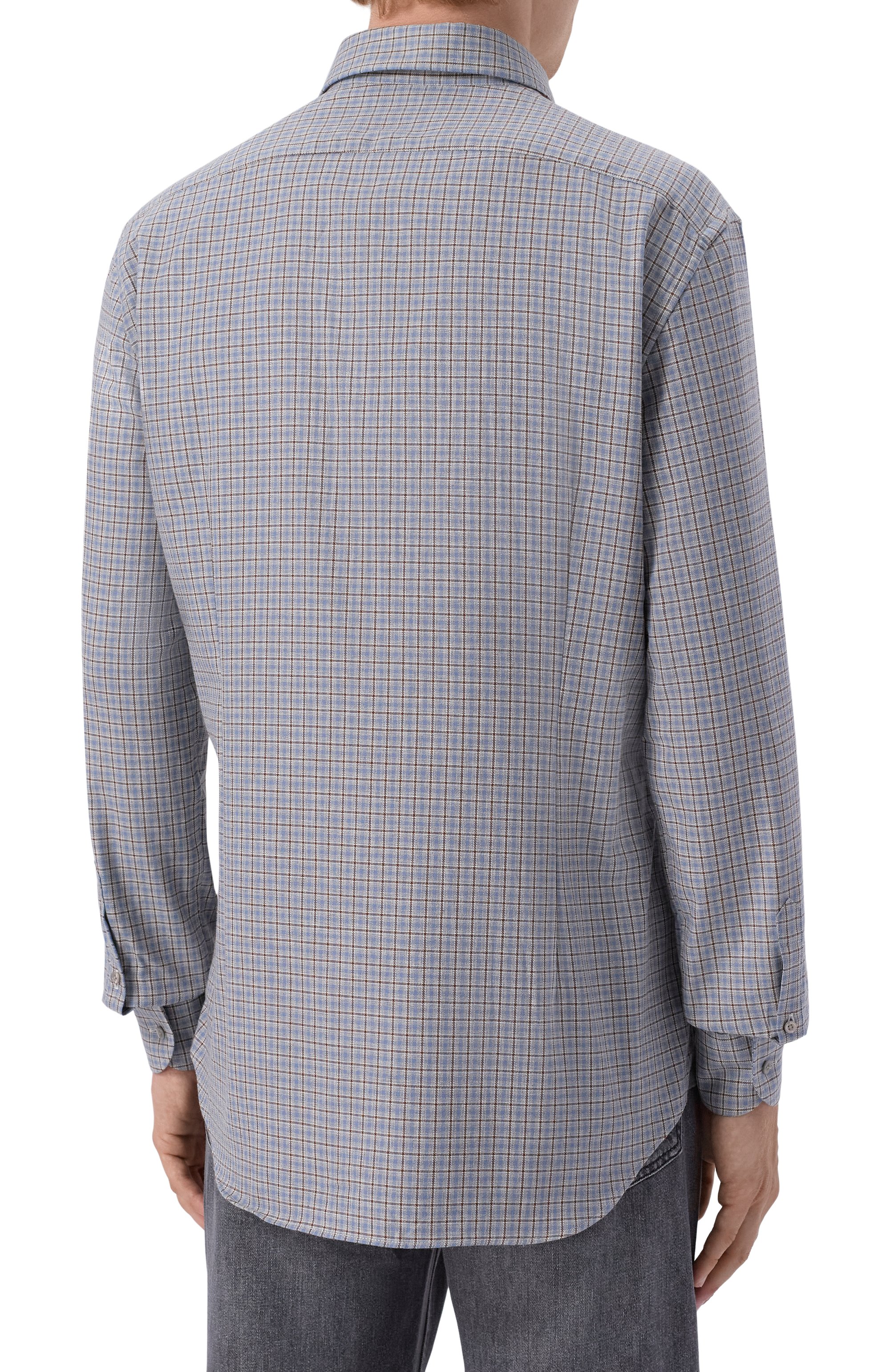Хлопковая рубашка CORNELIANI, арт. 28P156/2A11133, фото 4