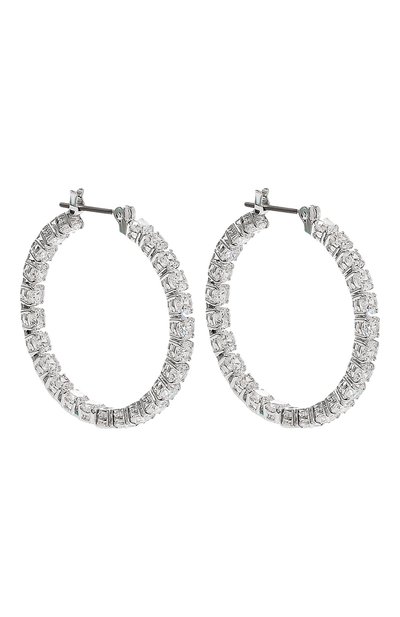 Серьги matrix SWAROVSKI серебряного цвета по цене 22500 руб., арт. 5647715, фото 3 Серьги matrix SWAROVSKI, арт. 5647715, фото 3