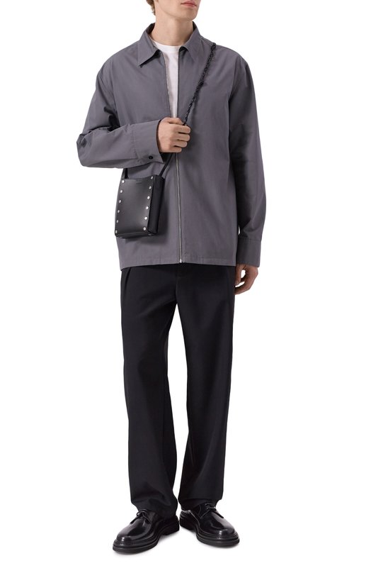 Кожаная сумка Jil Sander J26WG0065-P8506 Чёрный  J26WG0065-P8506 Фото 7