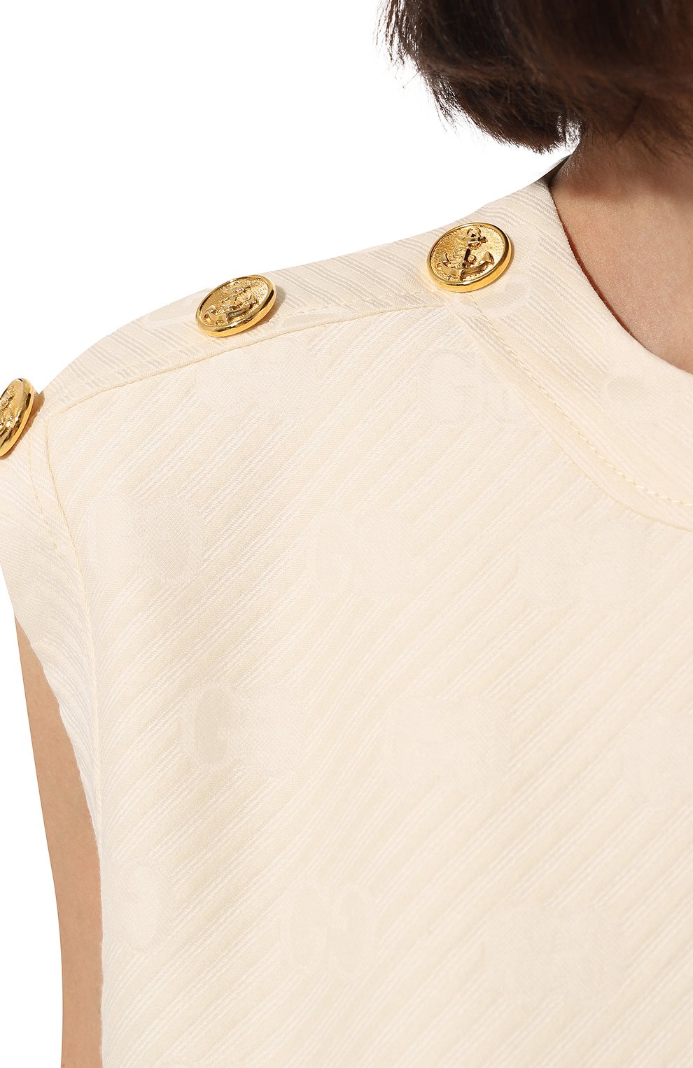 Платье из шерсти и шелка GUCCI, арт. 609559 ZADC7, фото 5