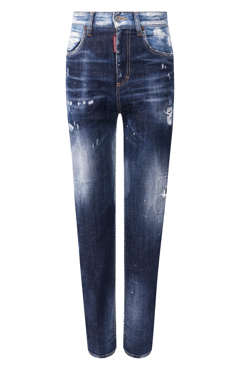 Джинсы DSQUARED2 синего цвета по цене 45450 руб., арт. S75LB0189/S30342, фото 1 Джинсы DSQUARED2, арт. S75LB0189/S30342, фото 1
