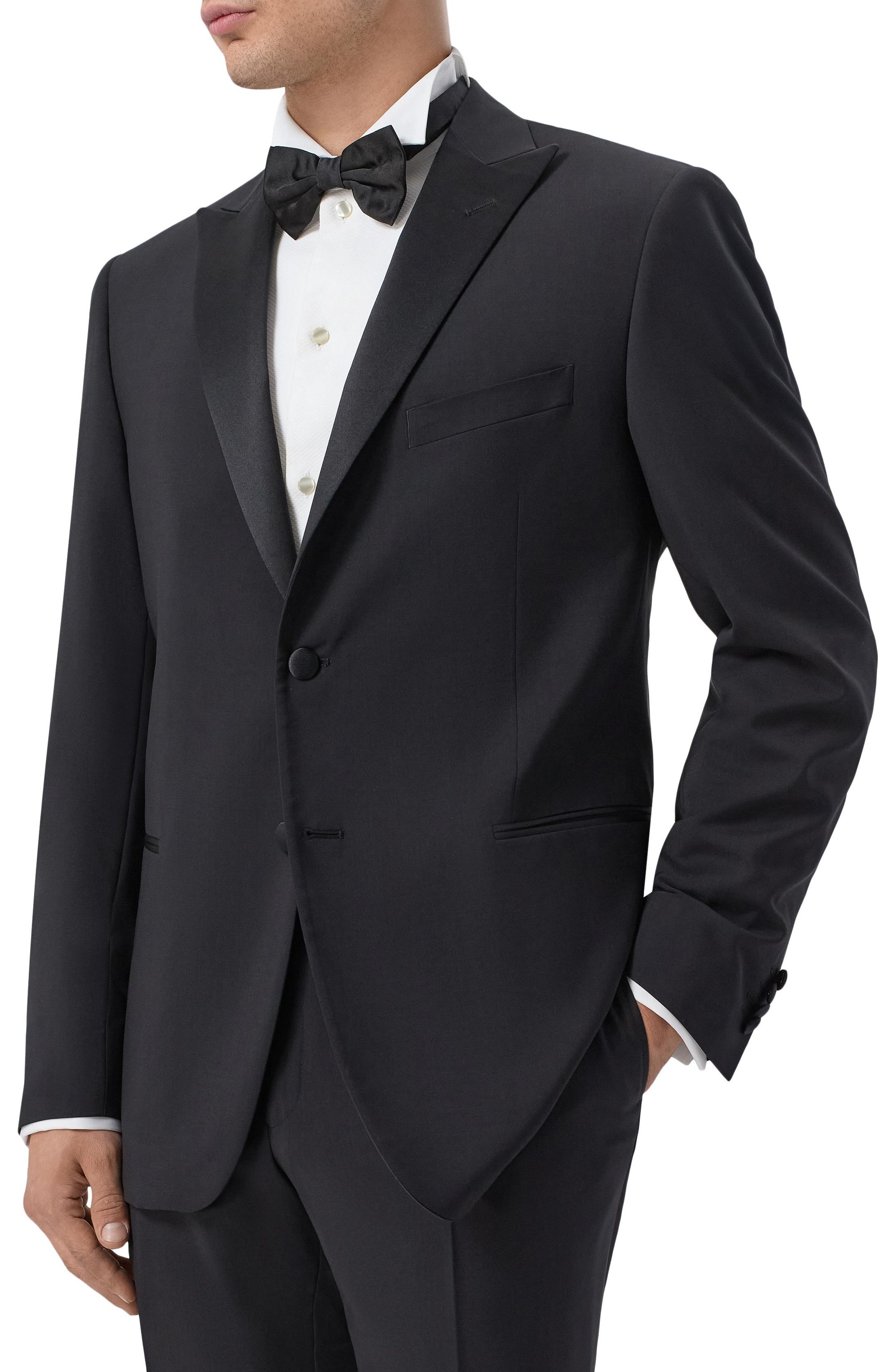 Шерстяной смокинг CORNELIANI, арт. 256T02-2594135_SET, фото 2