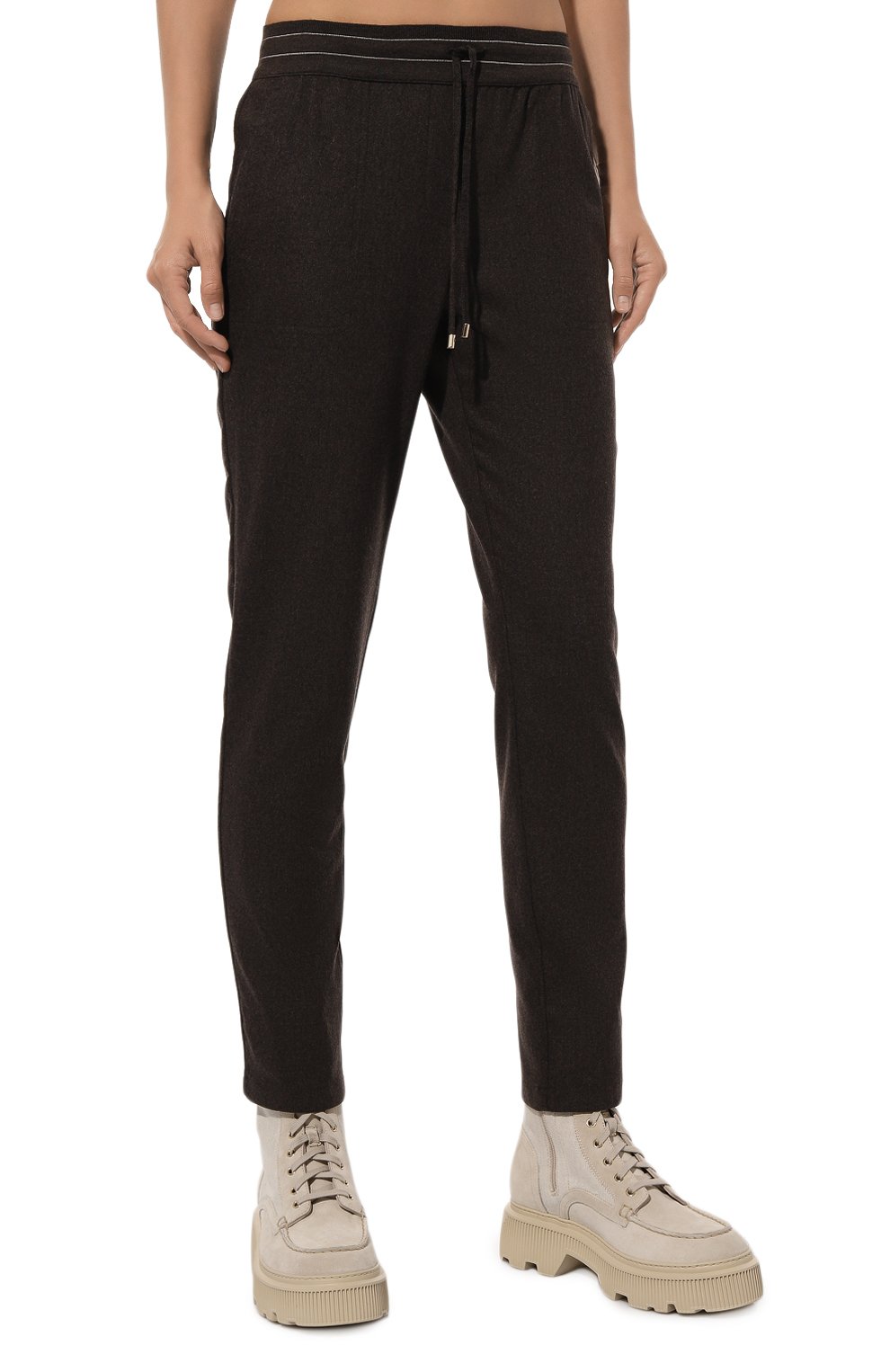 Шерстяные брюки LORENA ANTONIAZZI, арт. PA80AA/4010, фото 3