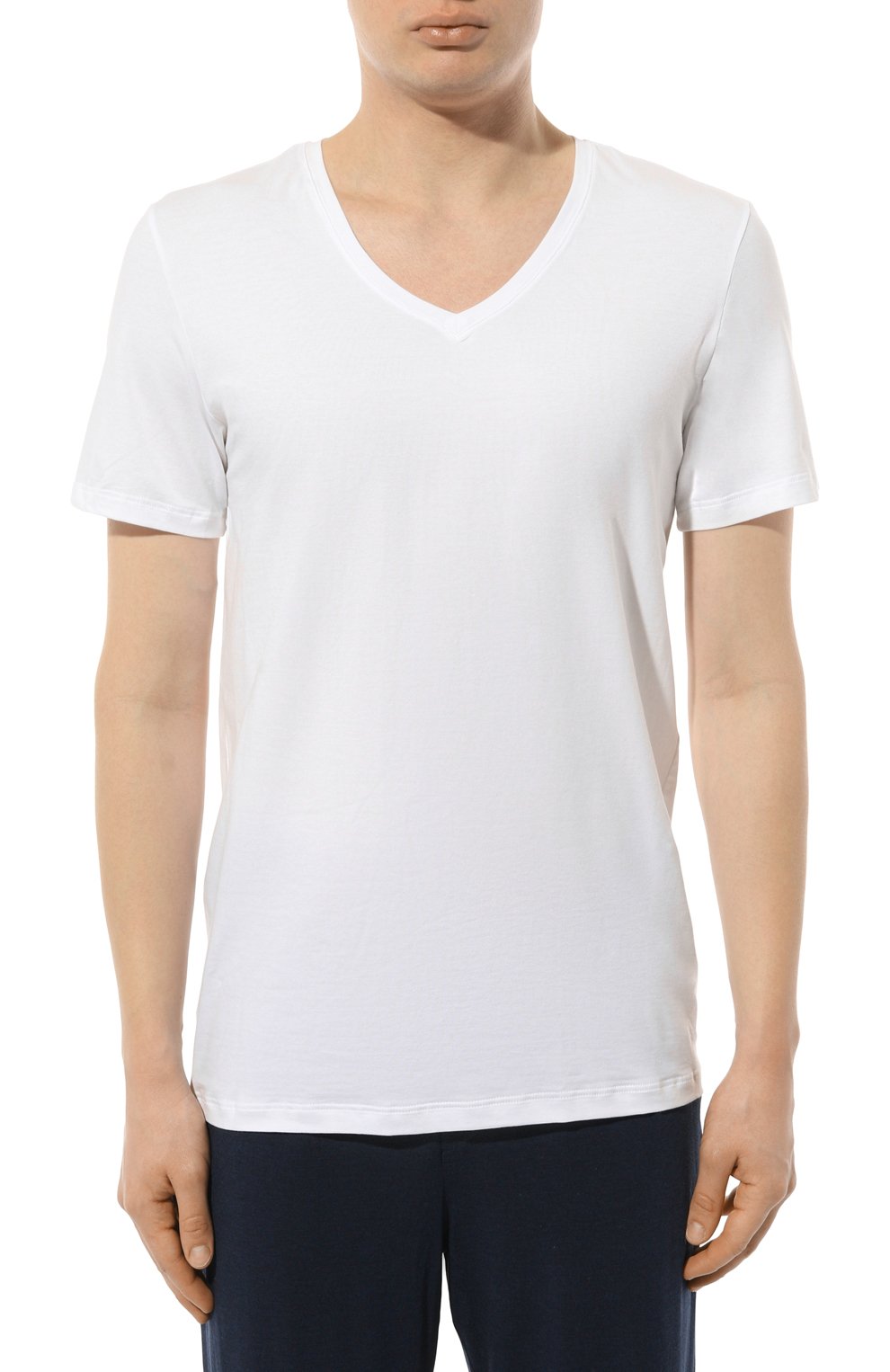 Хлопковая футболка HANRO, арт. 073089., фото 3